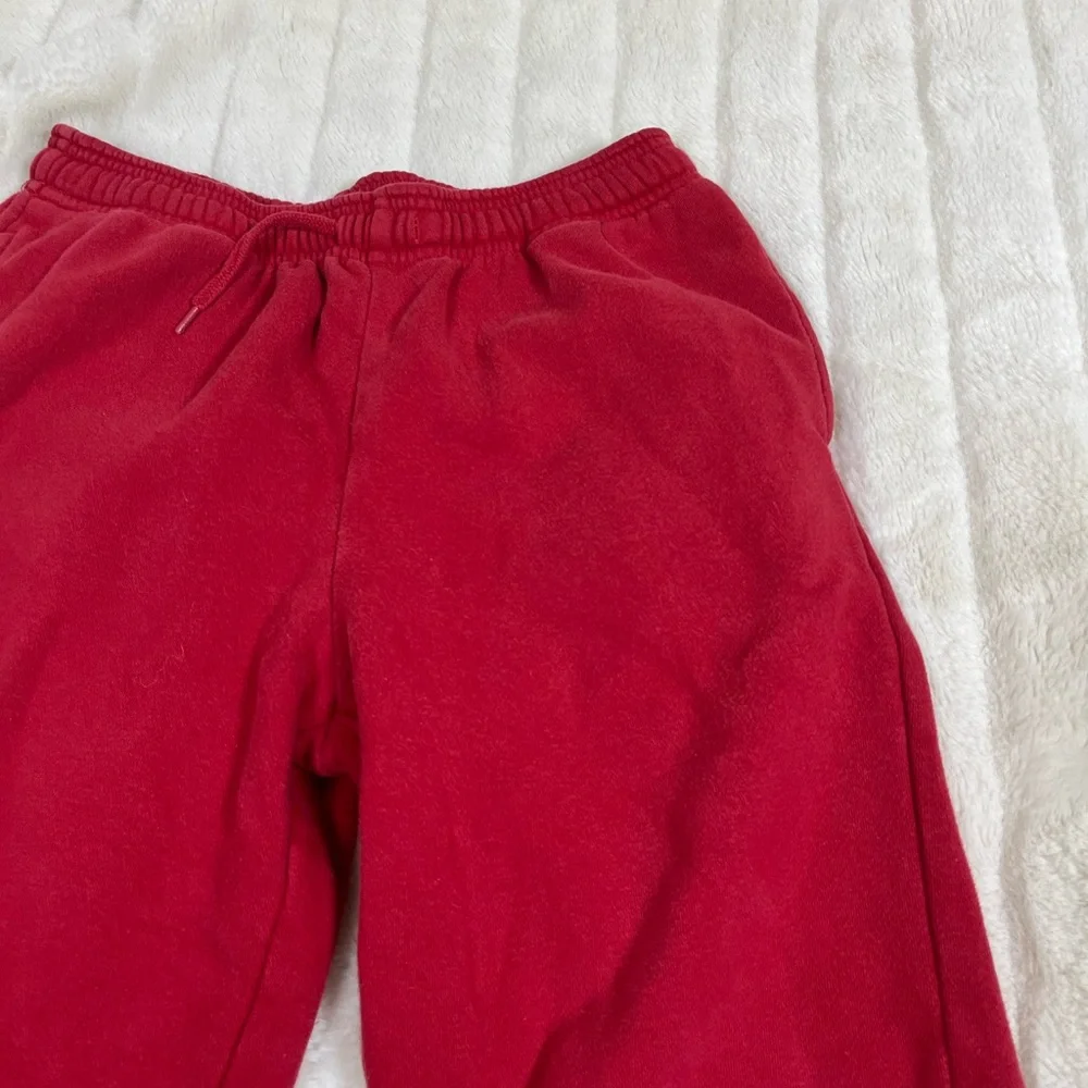 Gap Kids L/10 Unisex Modern Red Fall Winter Comfy Lounge School Jogger Sweatpant